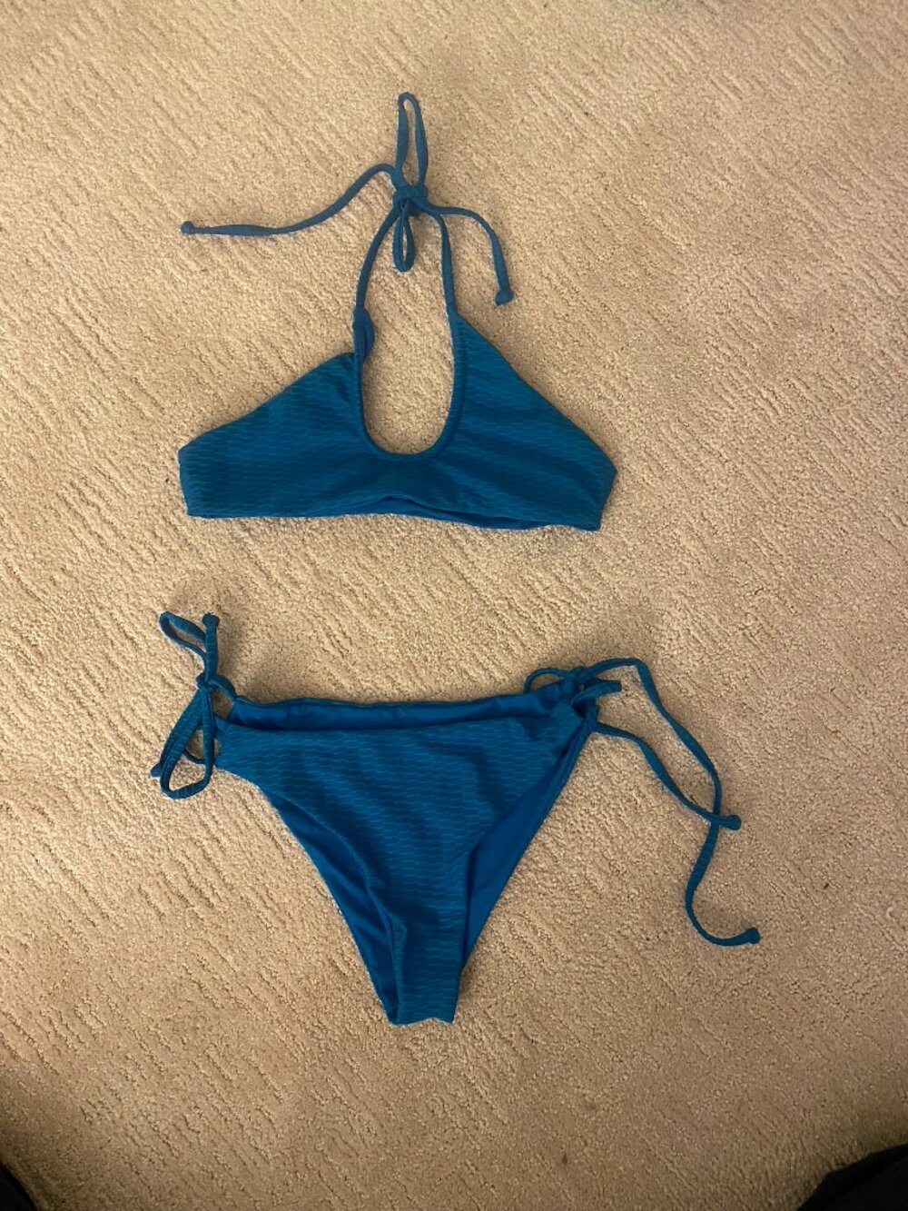 ARO SWIM Skimpy Women's Tie-Neck Cobalt Bikini